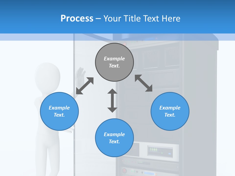 Tower Render Glass PowerPoint Template