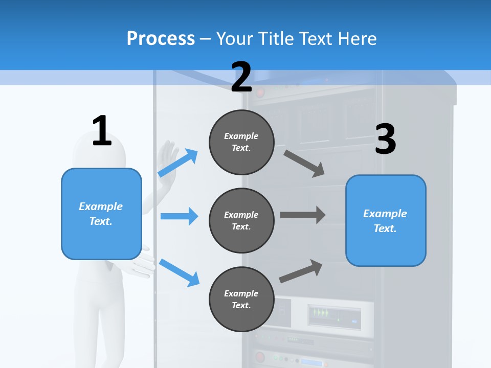 Tower Render Glass PowerPoint Template