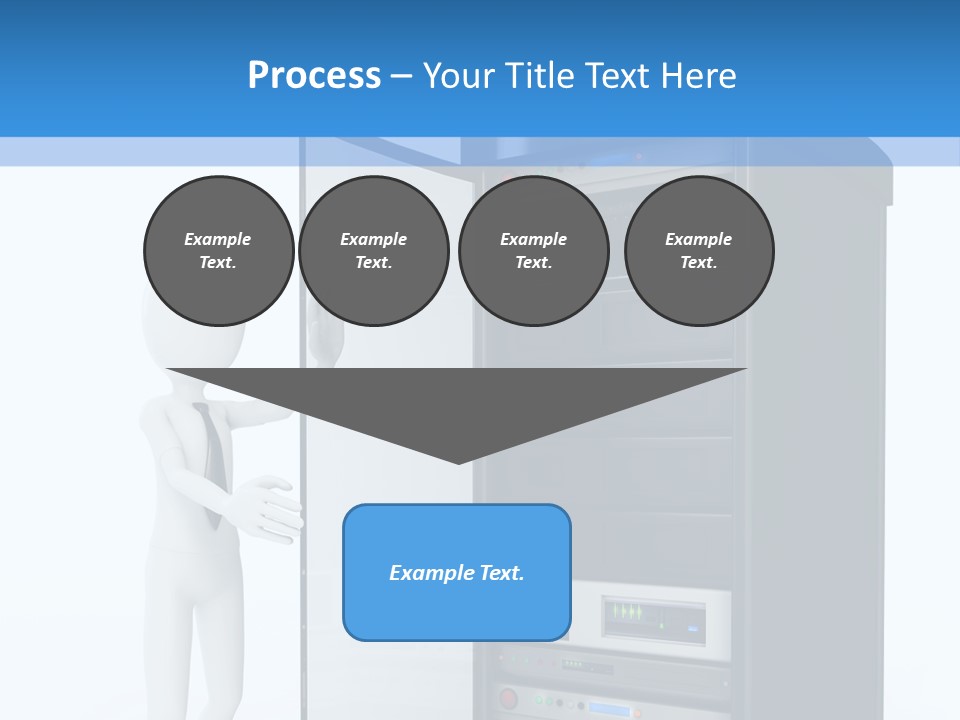 Tower Render Glass PowerPoint Template