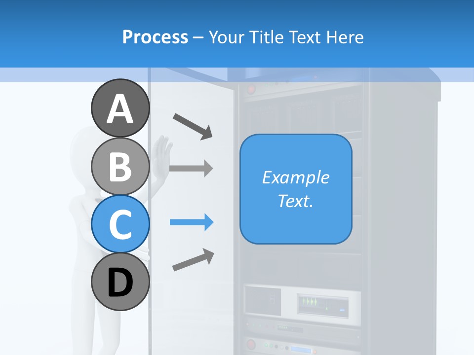 Tower Render Glass PowerPoint Template