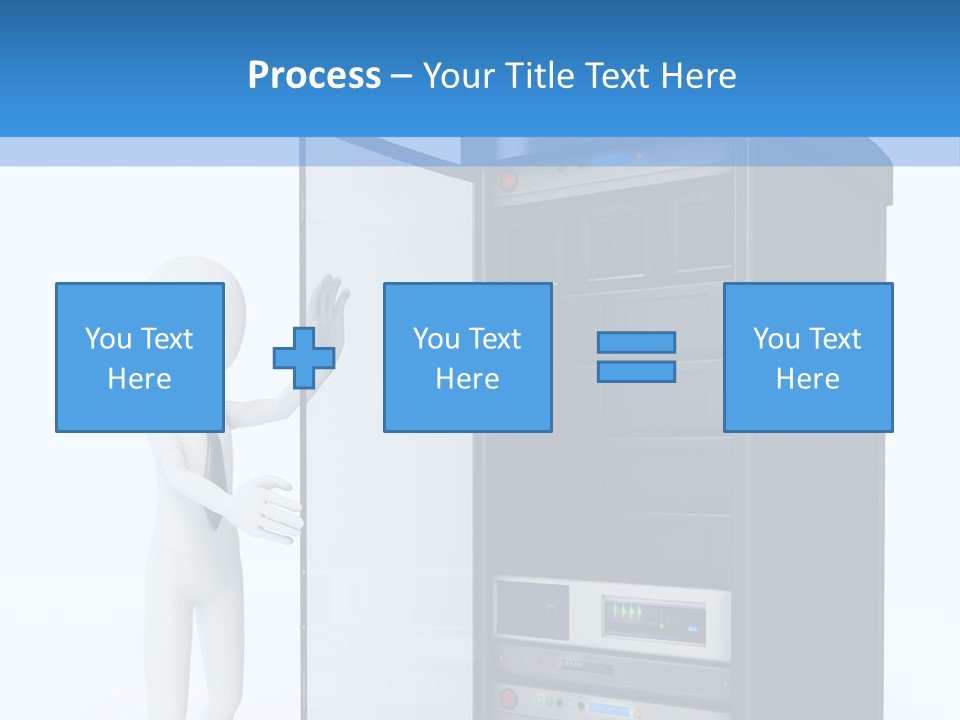 Tower Render Glass PowerPoint Template