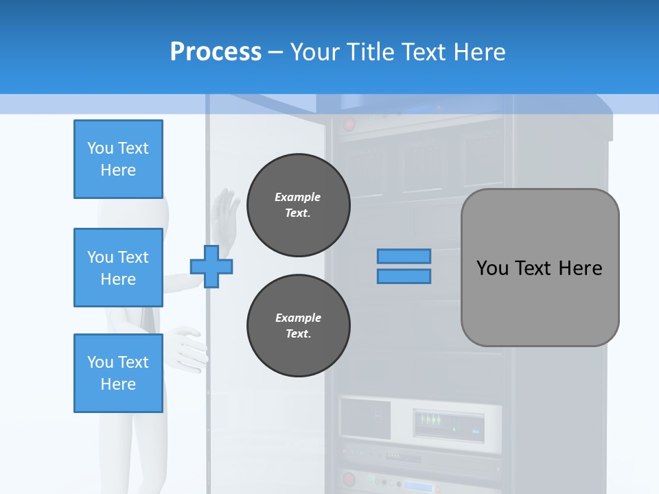 Tower Render Glass PowerPoint Template