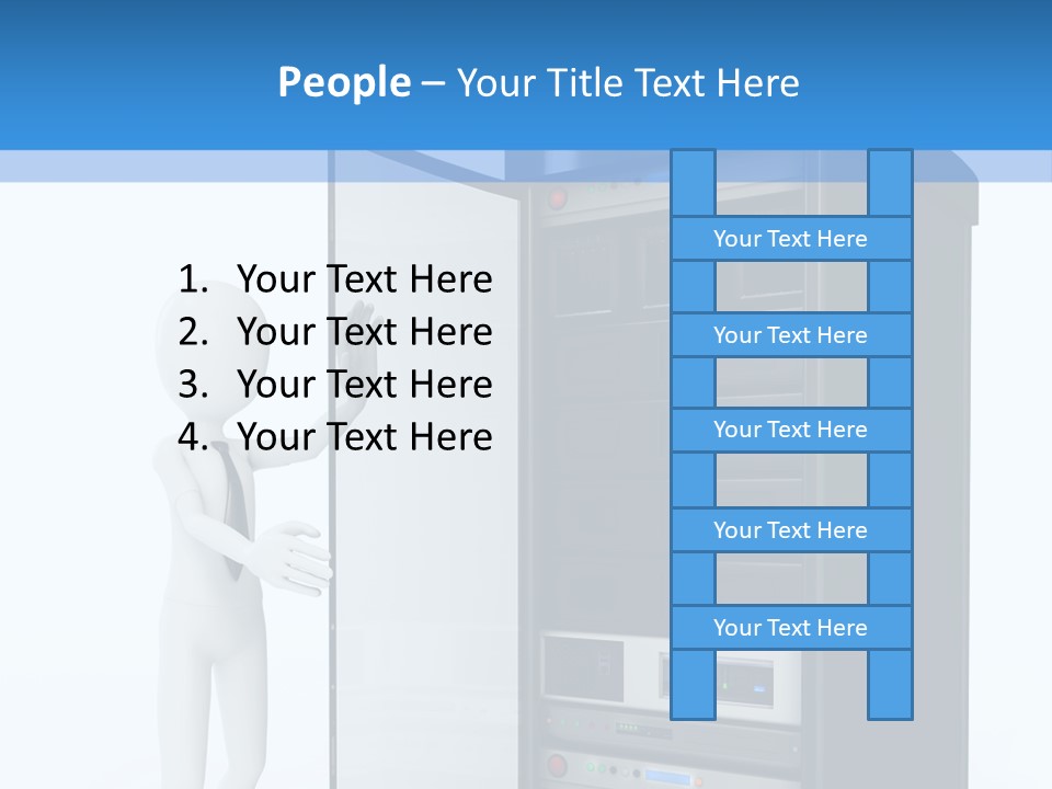 Tower Render Glass PowerPoint Template
