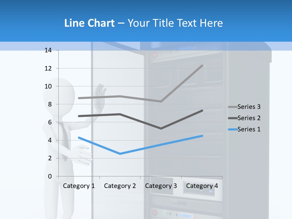 Tower Render Glass PowerPoint Template