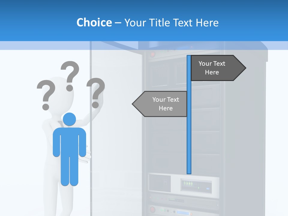 Tower Render Glass PowerPoint Template