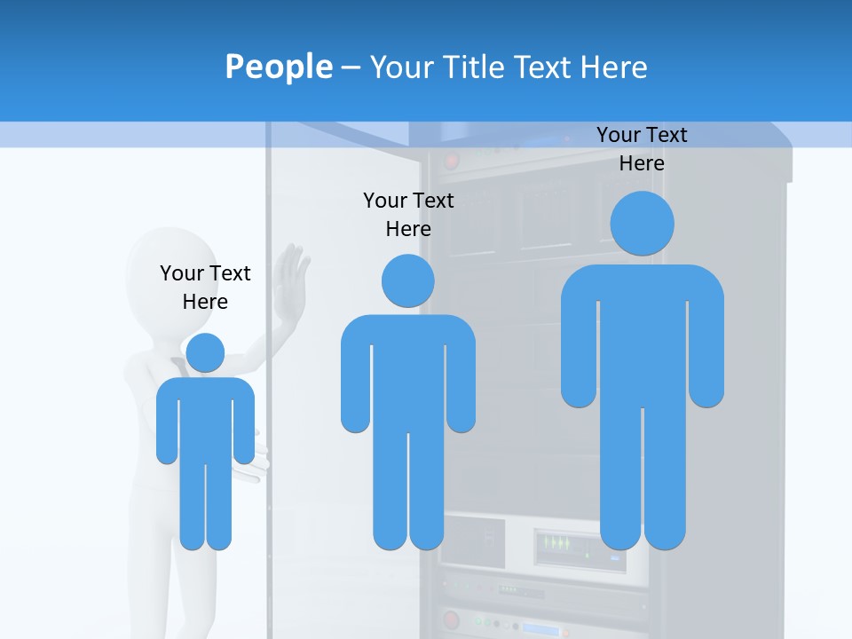 Tower Render Glass PowerPoint Template