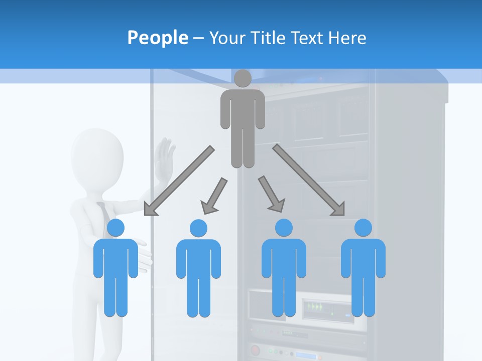 Tower Render Glass PowerPoint Template