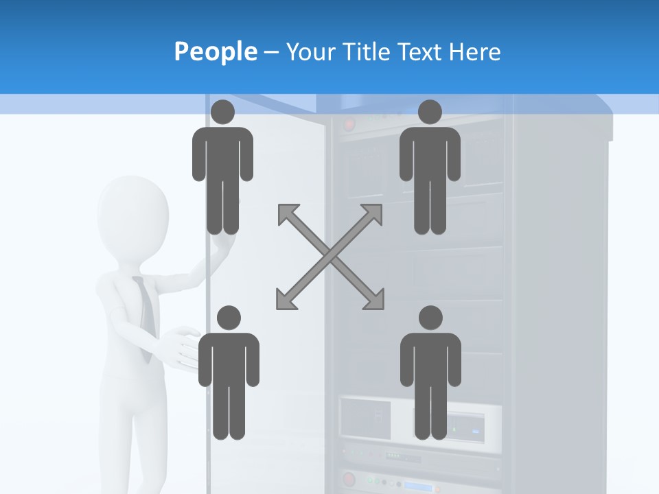 Tower Render Glass PowerPoint Template