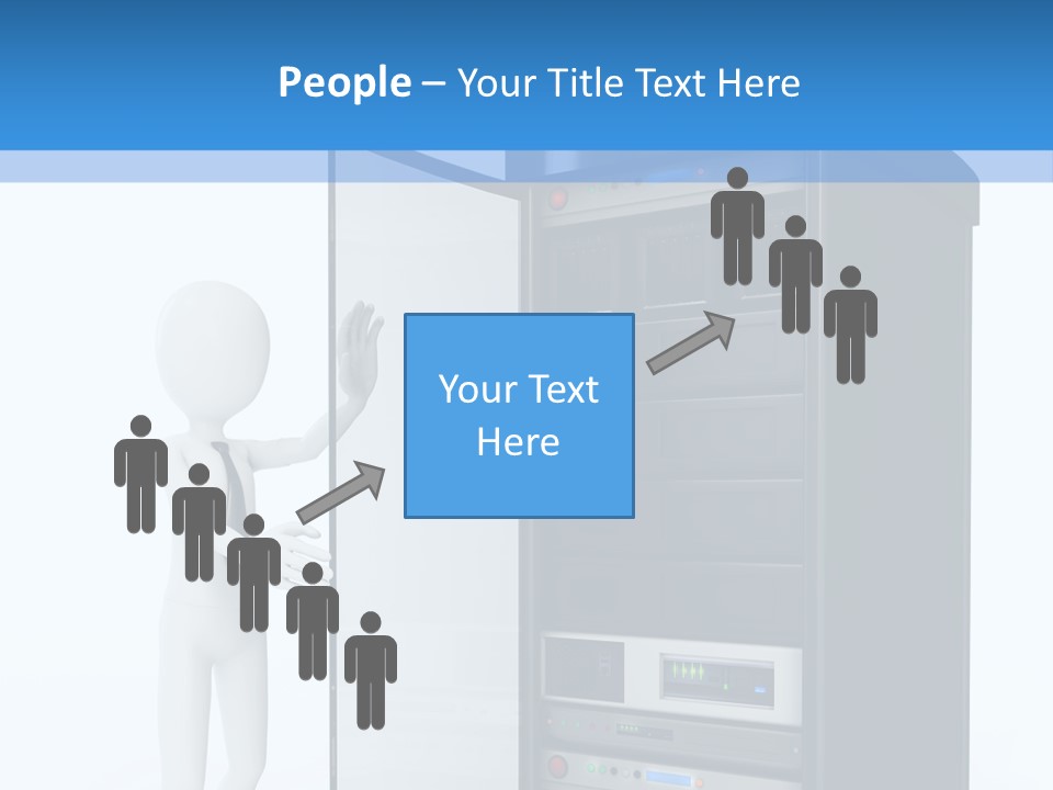 Tower Render Glass PowerPoint Template