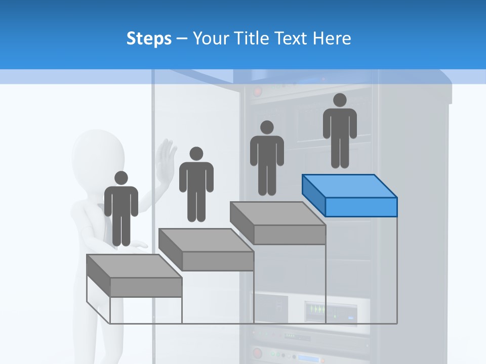 Tower Render Glass PowerPoint Template