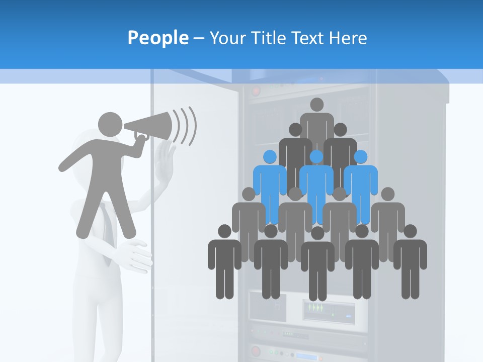 Tower Render Glass PowerPoint Template