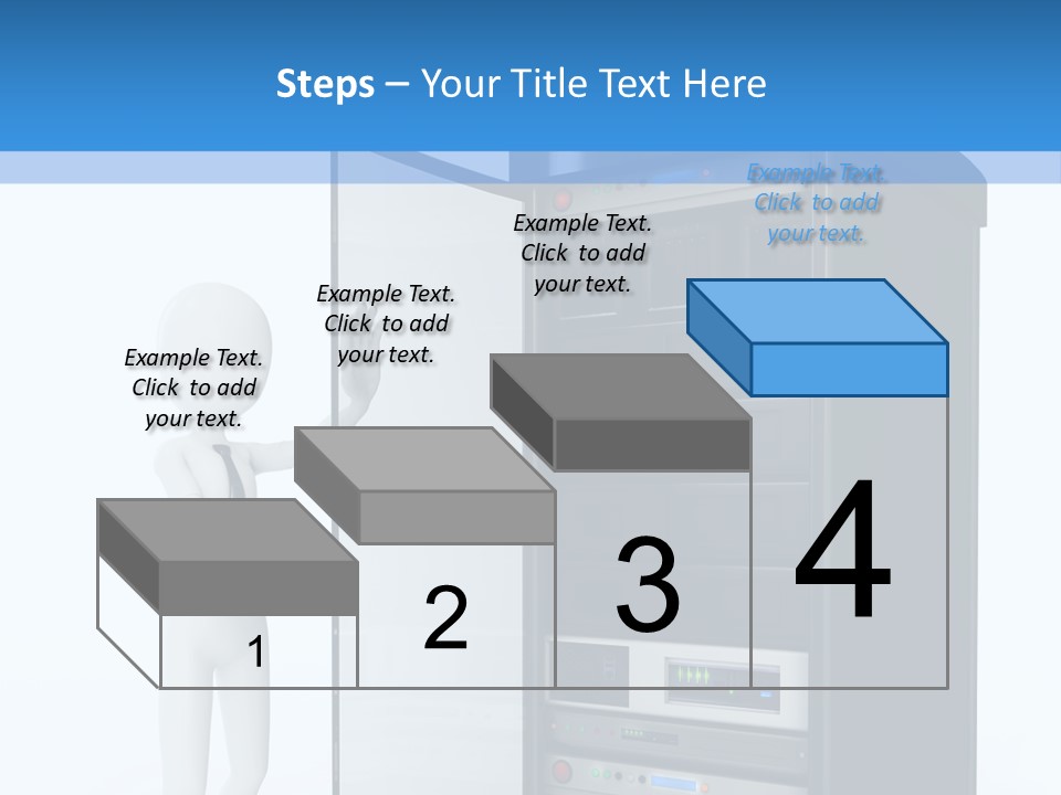Tower Render Glass PowerPoint Template