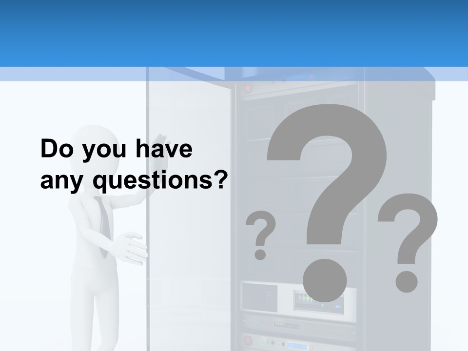 Tower Render Glass PowerPoint Template