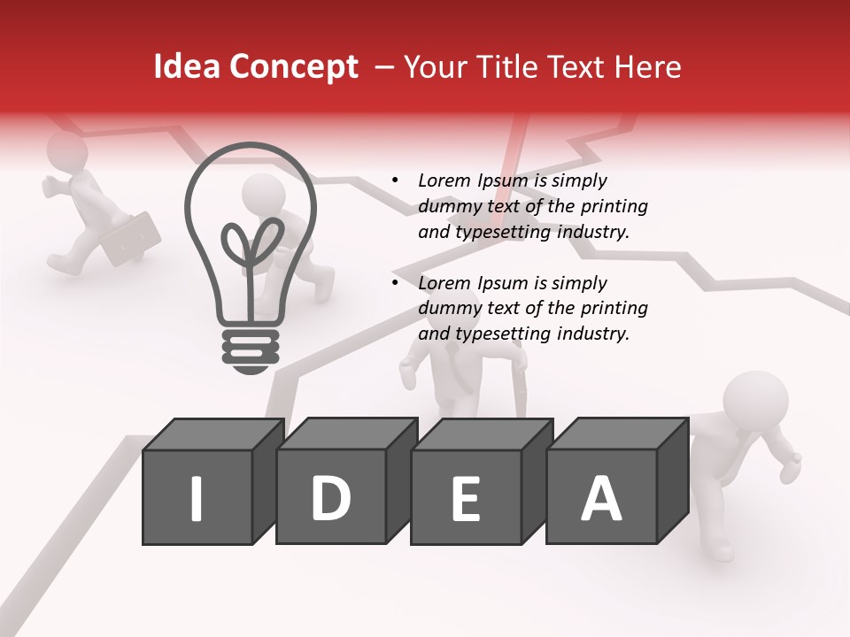 Fear Metaphor Corporate PowerPoint Template