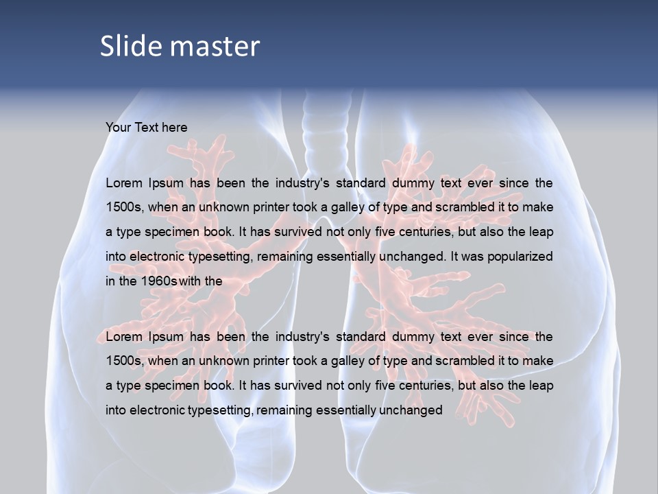 Background Physiology Man PowerPoint Template