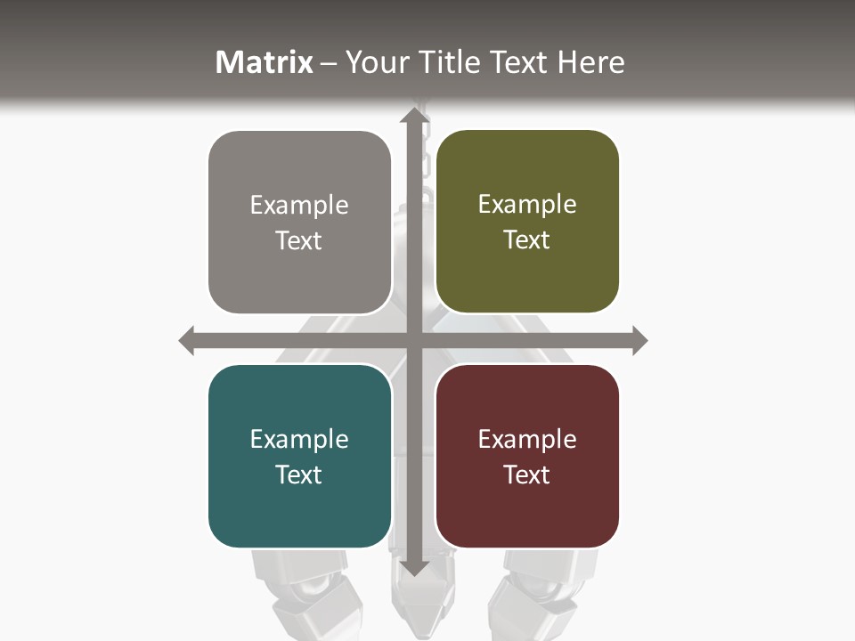 Background Steel Isolated PowerPoint Template