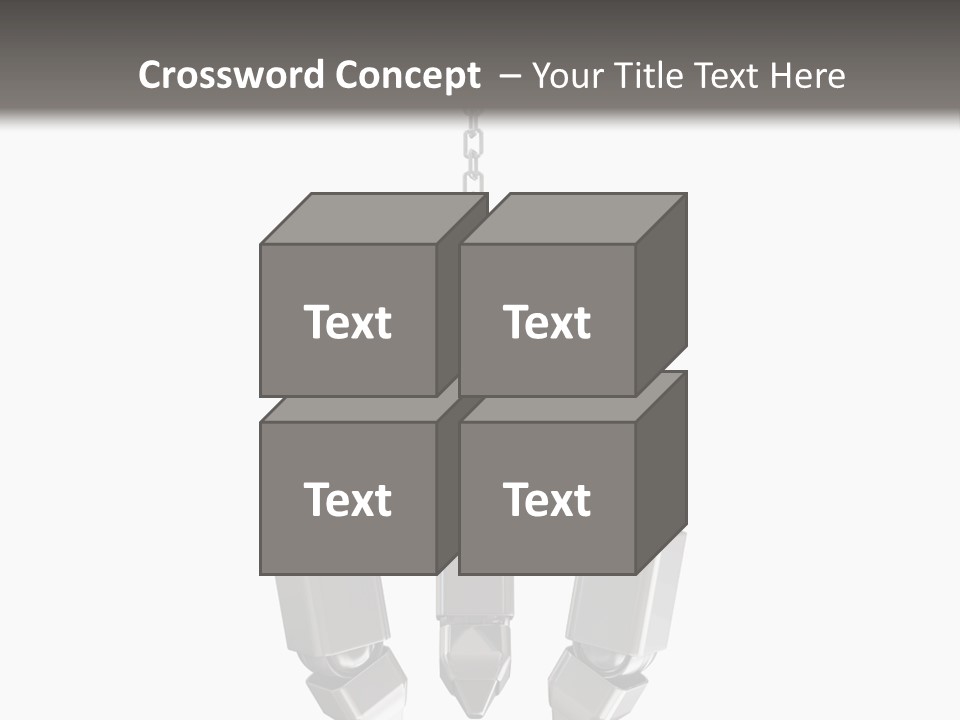 Background Steel Isolated PowerPoint Template