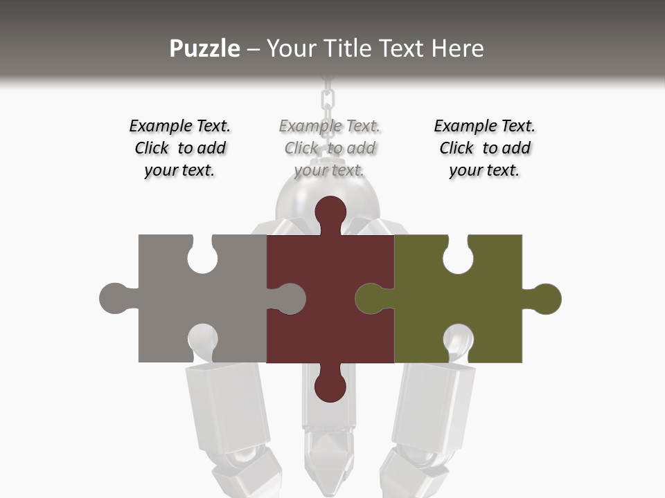 Background Steel Isolated PowerPoint Template