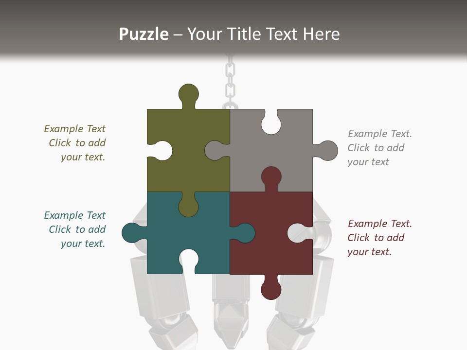 Background Steel Isolated PowerPoint Template