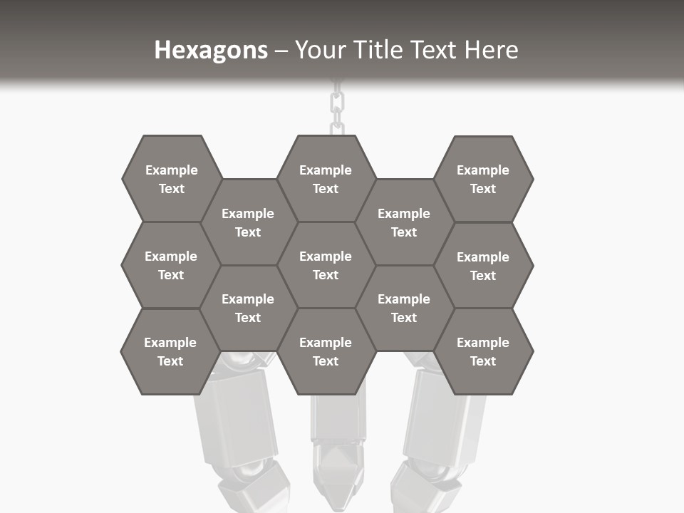 Background Steel Isolated PowerPoint Template