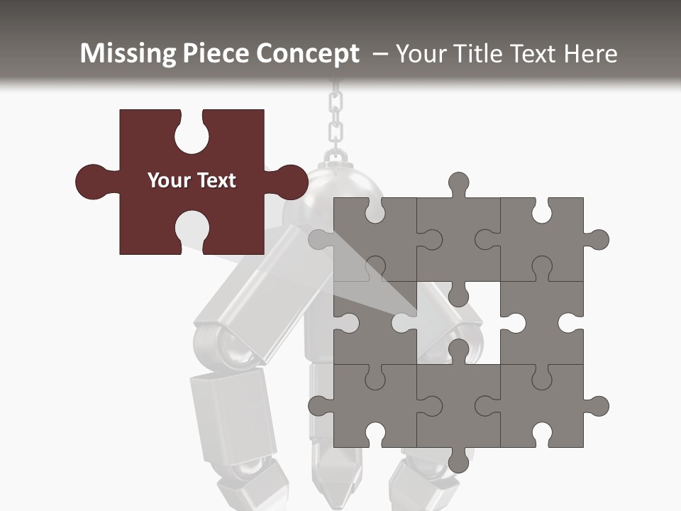 Background Steel Isolated PowerPoint Template