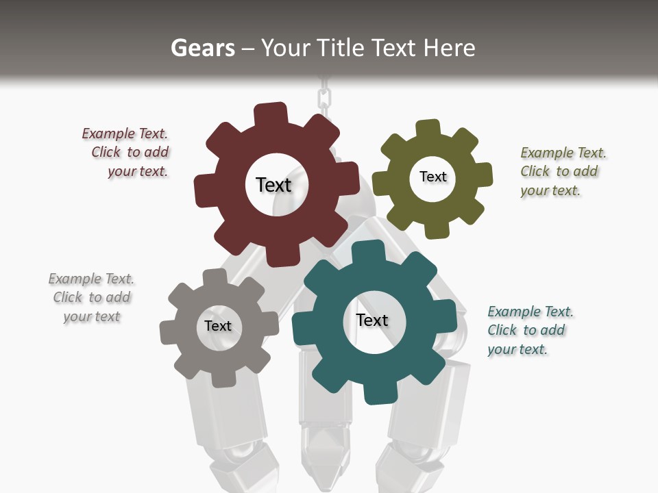 Background Steel Isolated PowerPoint Template