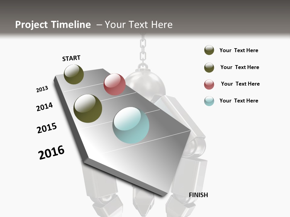 Background Steel Isolated PowerPoint Template