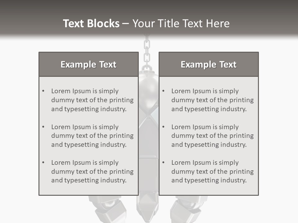 Background Steel Isolated PowerPoint Template