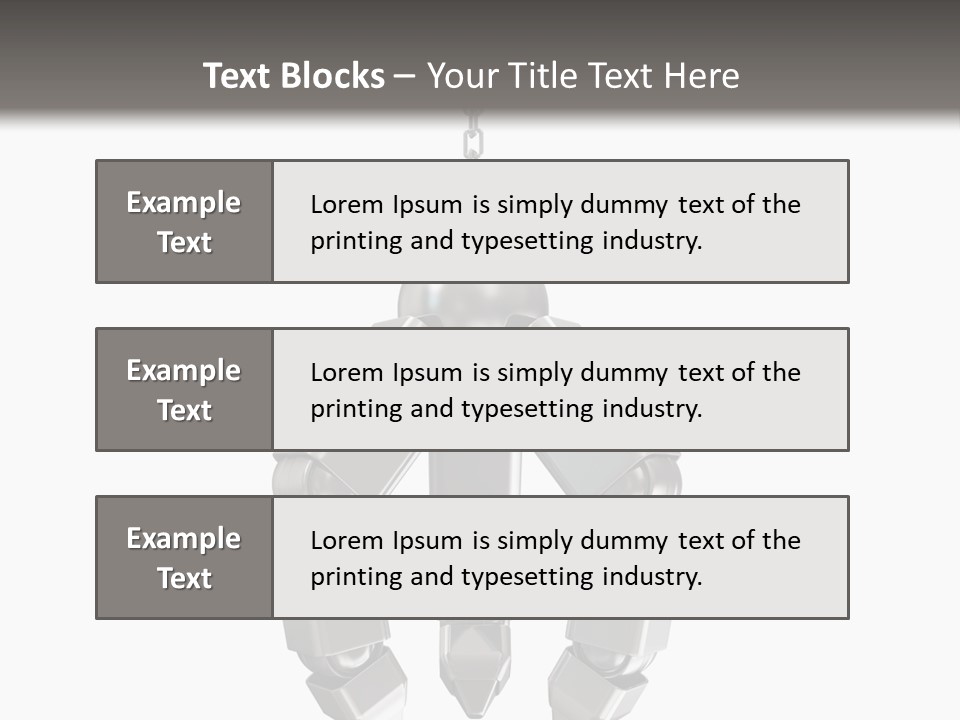 Background Steel Isolated PowerPoint Template