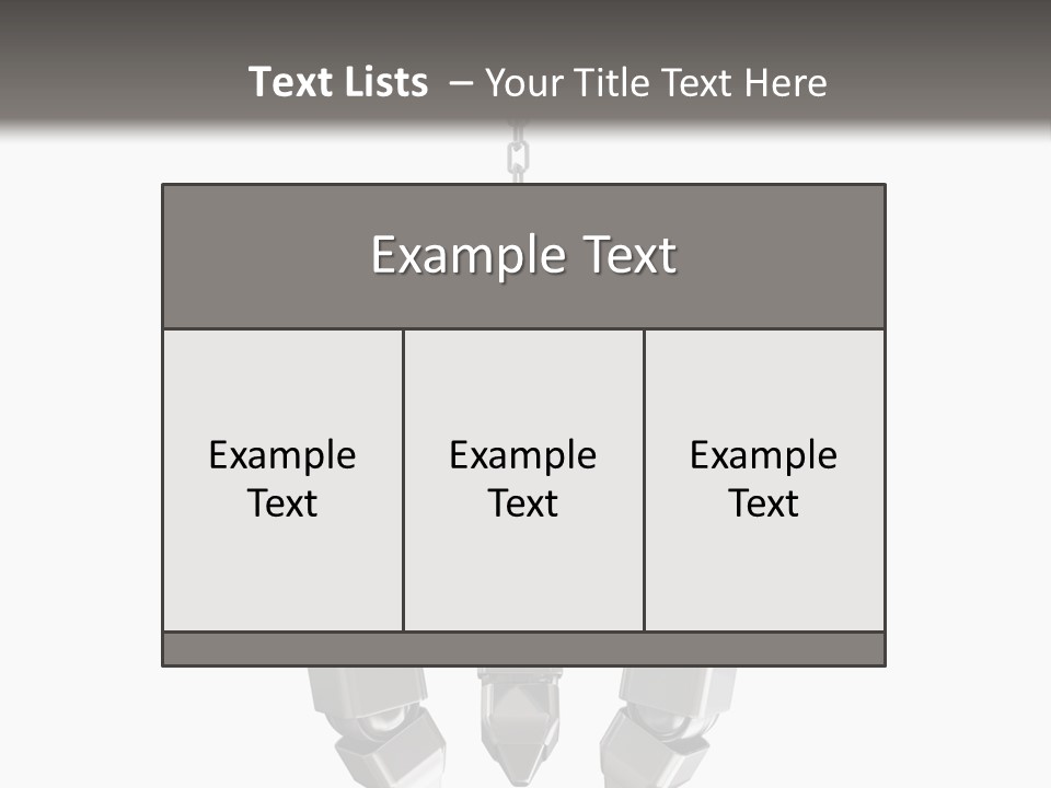 Background Steel Isolated PowerPoint Template
