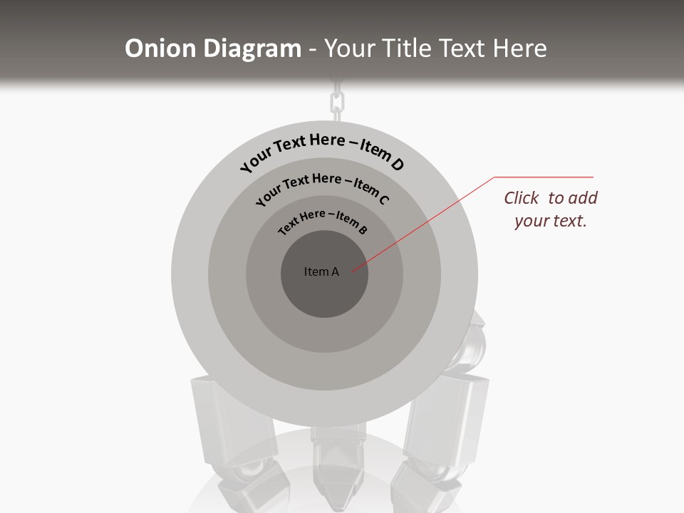 Background Steel Isolated PowerPoint Template