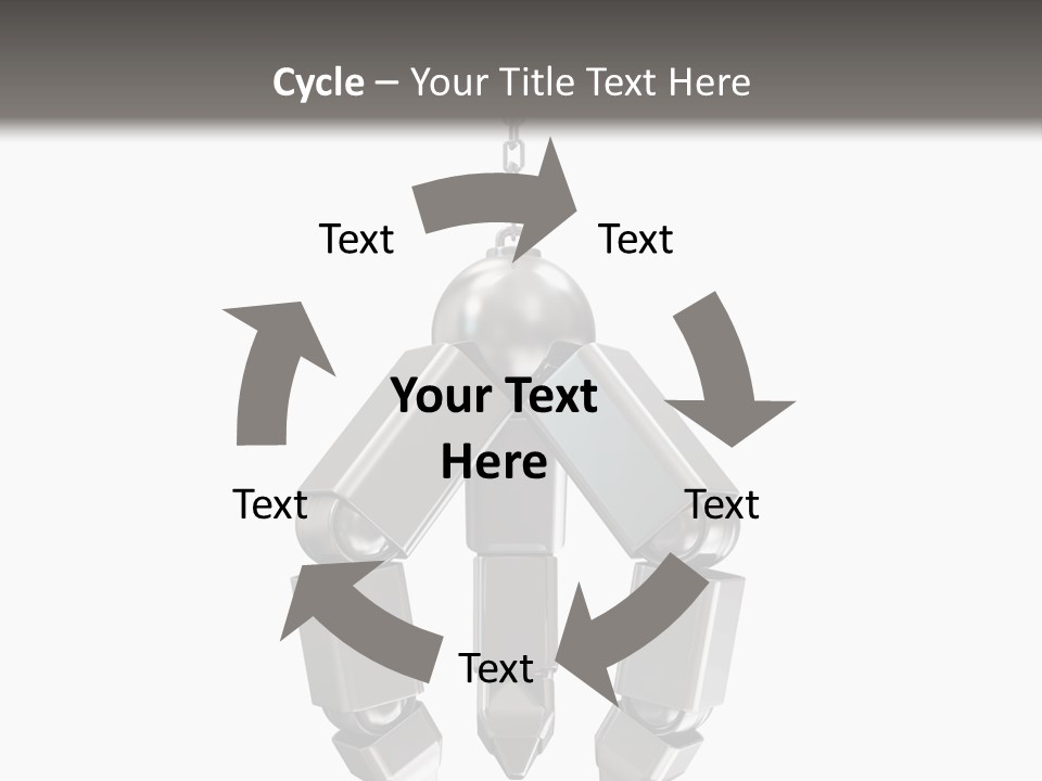 Background Steel Isolated PowerPoint Template