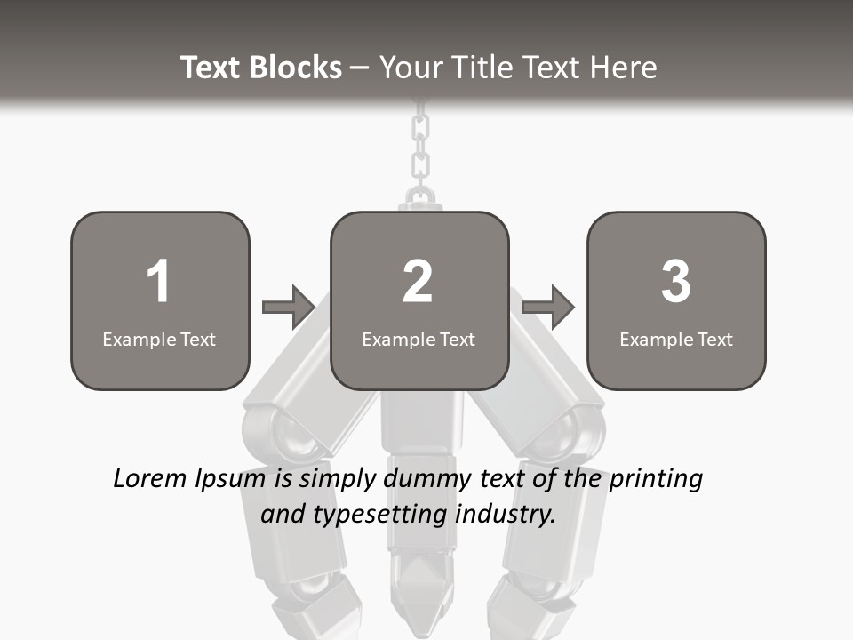 Background Steel Isolated PowerPoint Template