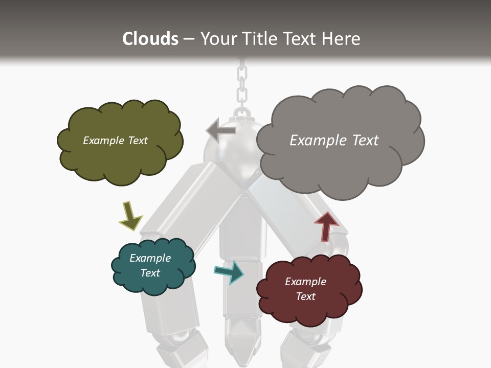 Background Steel Isolated PowerPoint Template