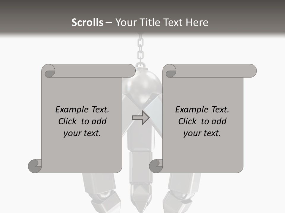 Background Steel Isolated PowerPoint Template