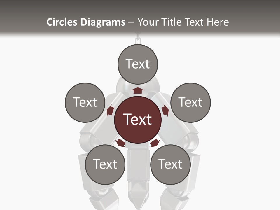 Background Steel Isolated PowerPoint Template