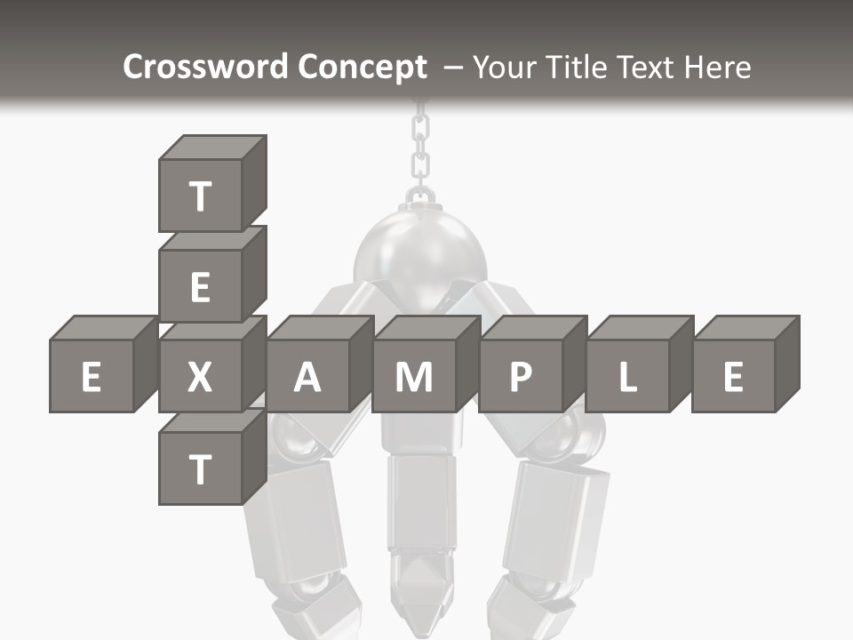 Background Steel Isolated PowerPoint Template