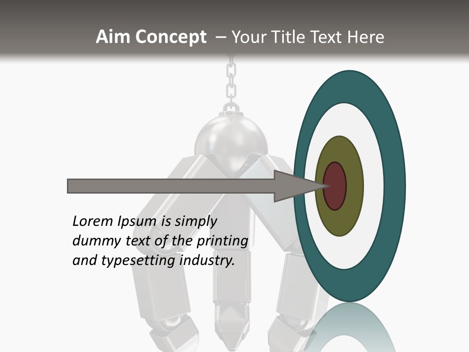 Background Steel Isolated PowerPoint Template