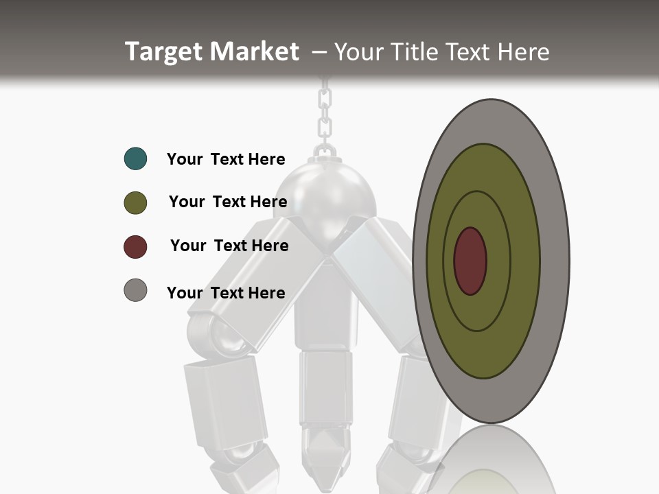 Background Steel Isolated PowerPoint Template