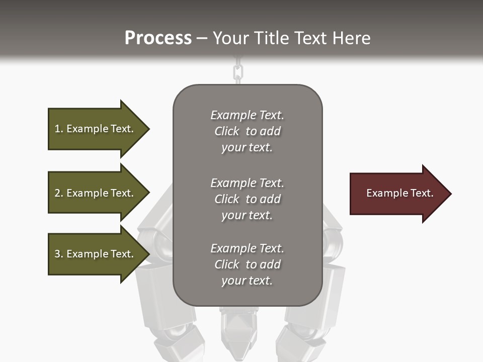 Background Steel Isolated PowerPoint Template