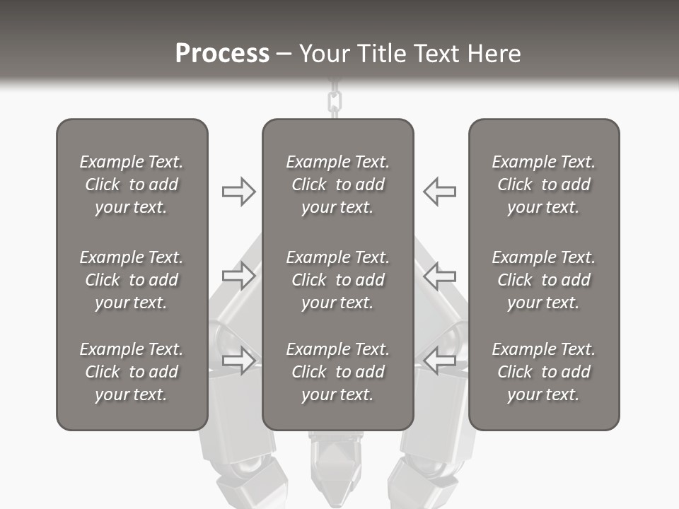 Background Steel Isolated PowerPoint Template