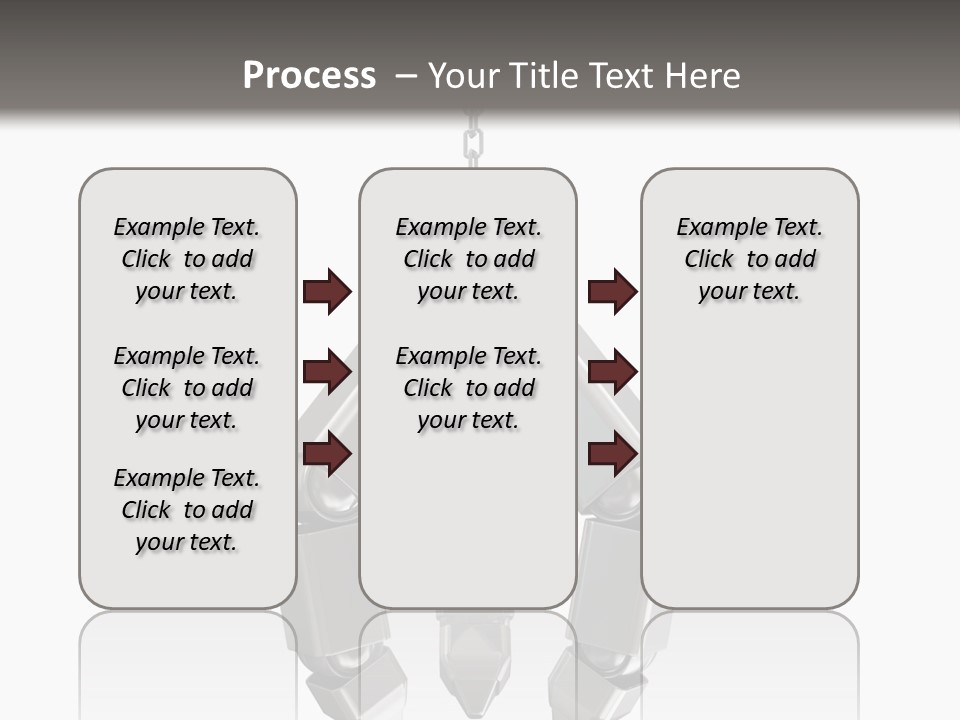 Background Steel Isolated PowerPoint Template