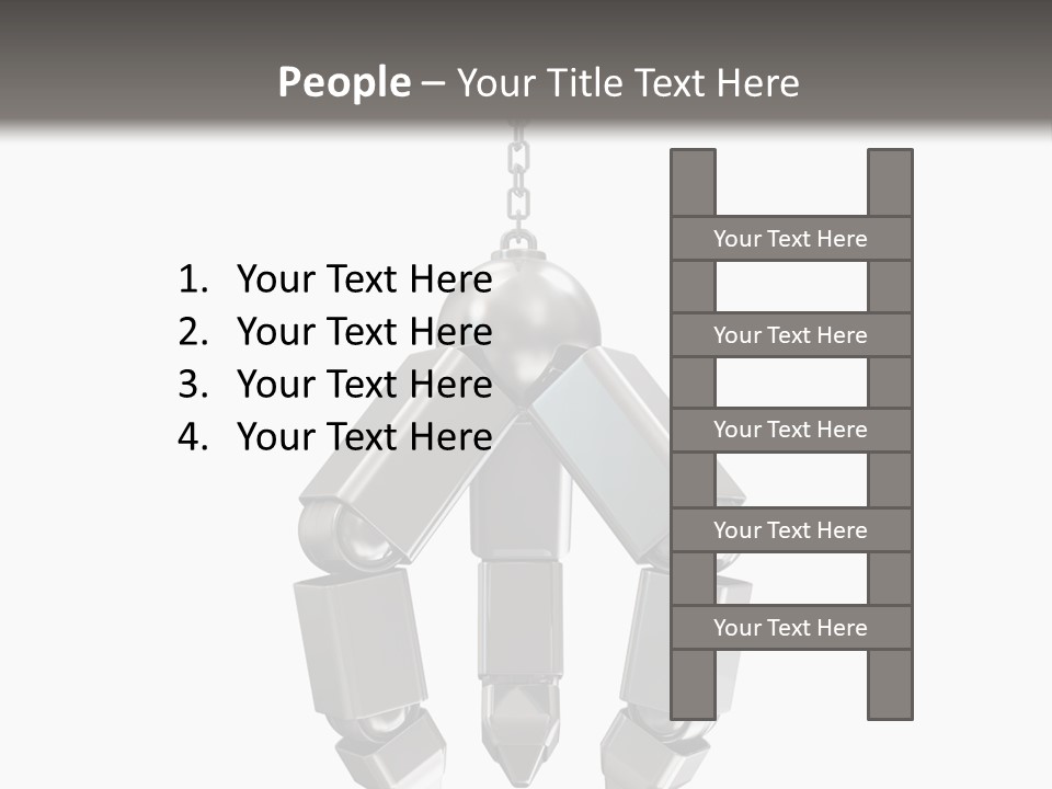 Background Steel Isolated PowerPoint Template