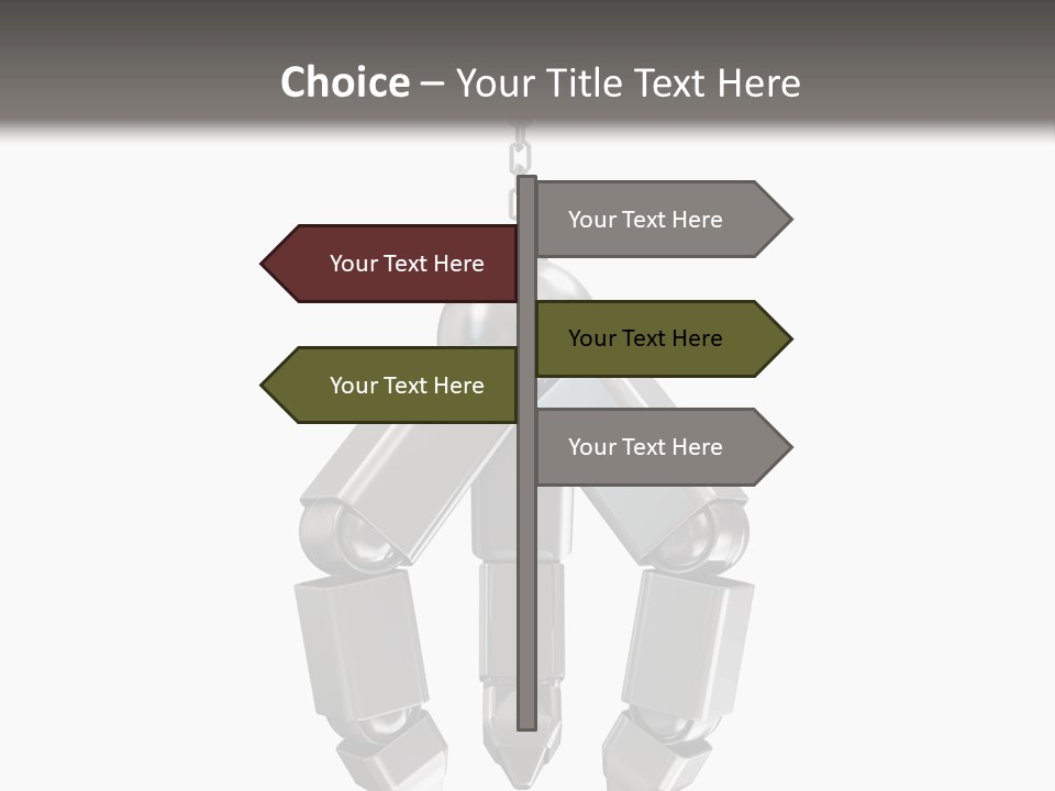 Background Steel Isolated PowerPoint Template