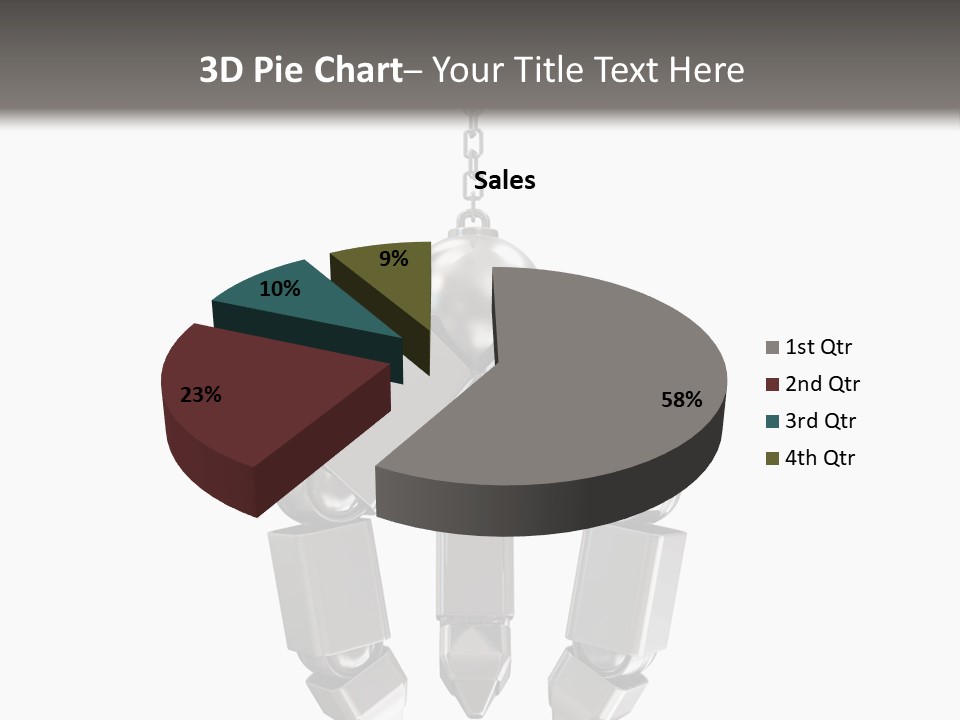 Background Steel Isolated PowerPoint Template