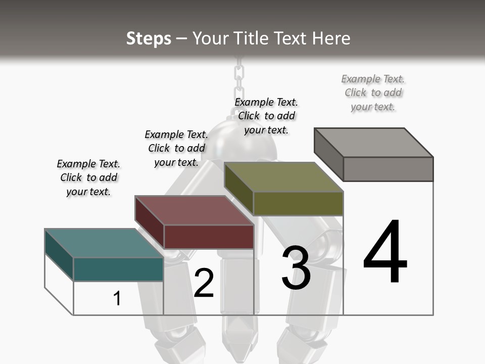 Background Steel Isolated PowerPoint Template