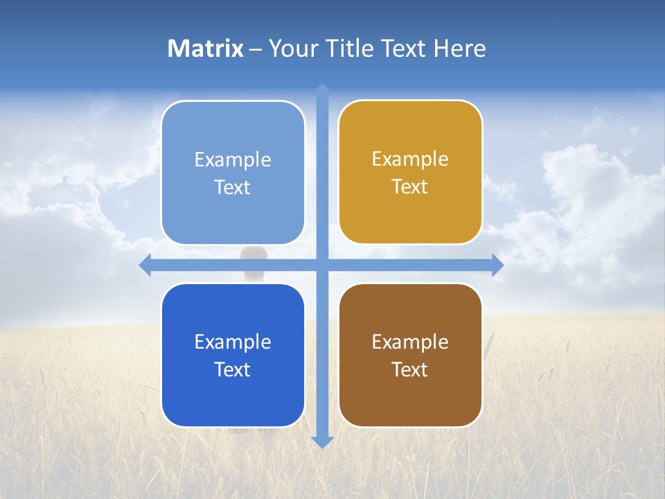 Grass Happy Young PowerPoint Template