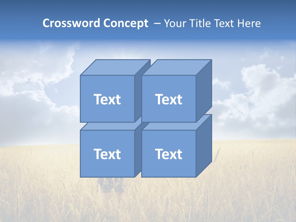 Grass Happy Young PowerPoint Template