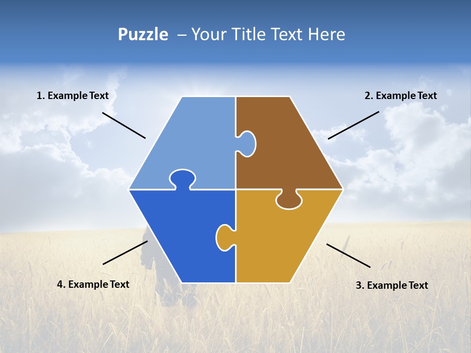 Grass Happy Young PowerPoint Template