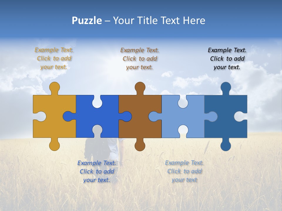 Grass Happy Young PowerPoint Template